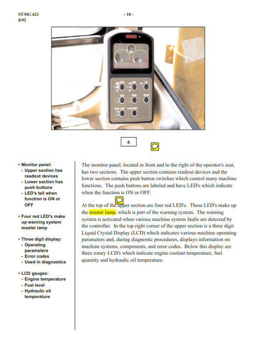 Manual Capacitación de Servicio Técnico de la ECU Excavadora Caterpillar 320, 330