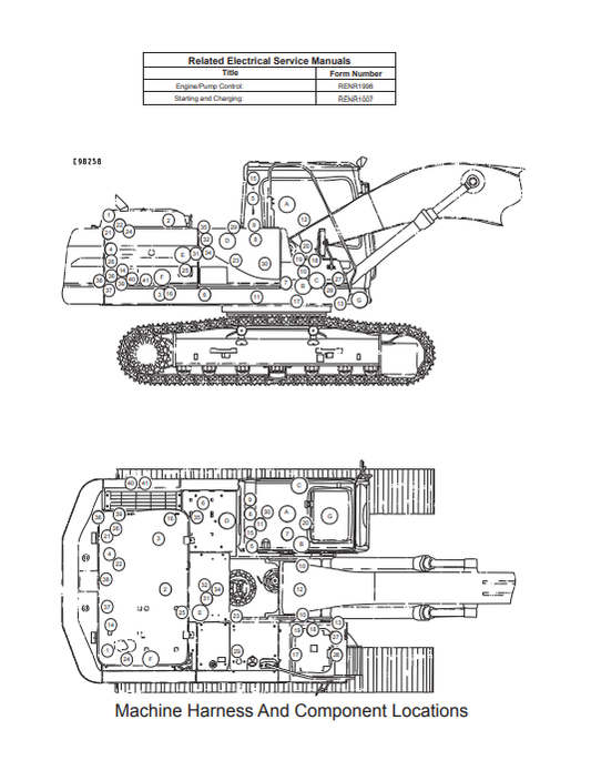 Manual Diagrama Eléctrico Excavadora Caterpillar 311B-312B