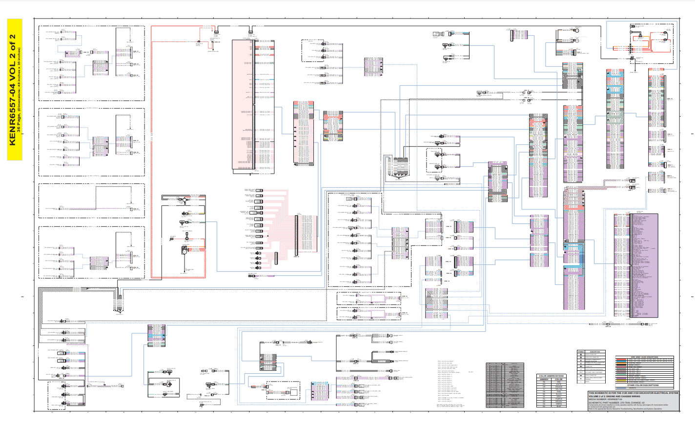 Manual Diagrama Eléctrico Excavadora Caterpillar 312D, 313D