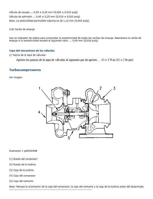 Manual Especificaciones de Motor Caterpillar 3066