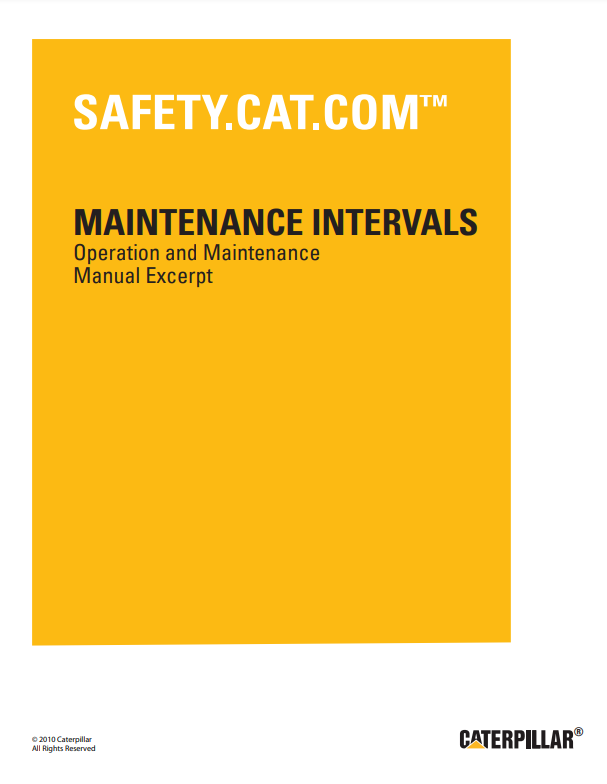 Manual Operación y Mantenimiento Excavadora Caterpillar 320C