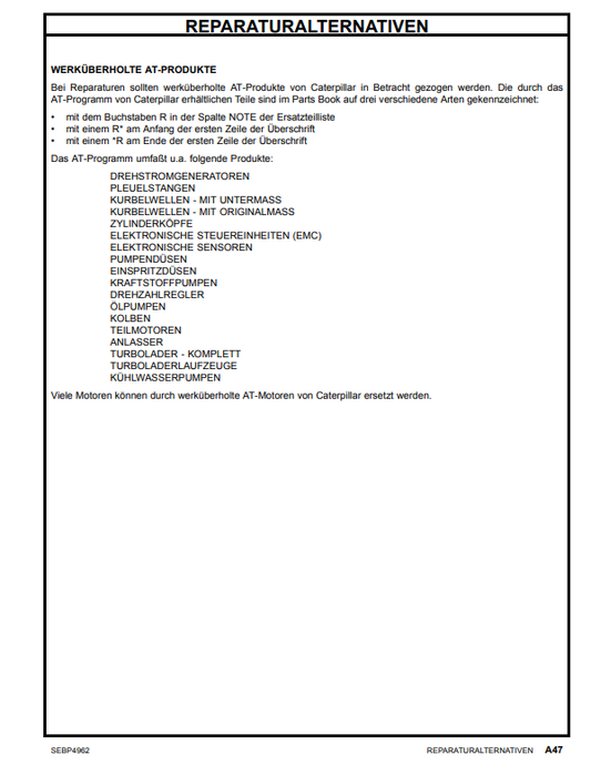 Manual de Partes BullDozer Caterpillar D6T