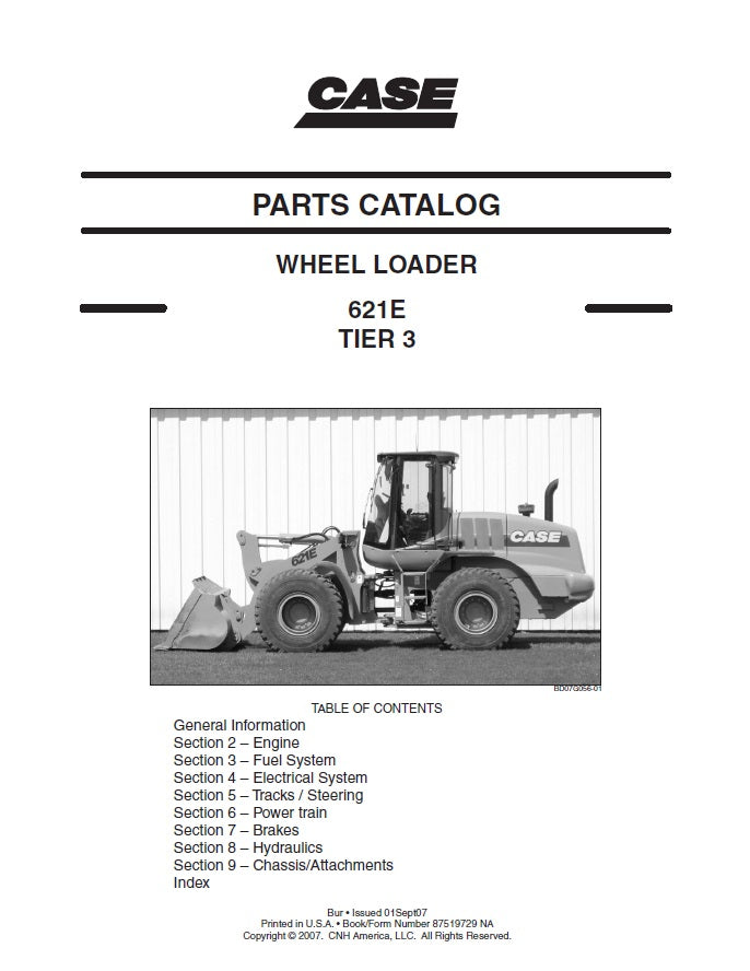 Manual de Partes Case 621E Tier3