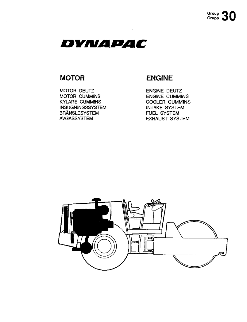 Manual de Partes Vibrocompactador Dynapac CA151 S-1023-2