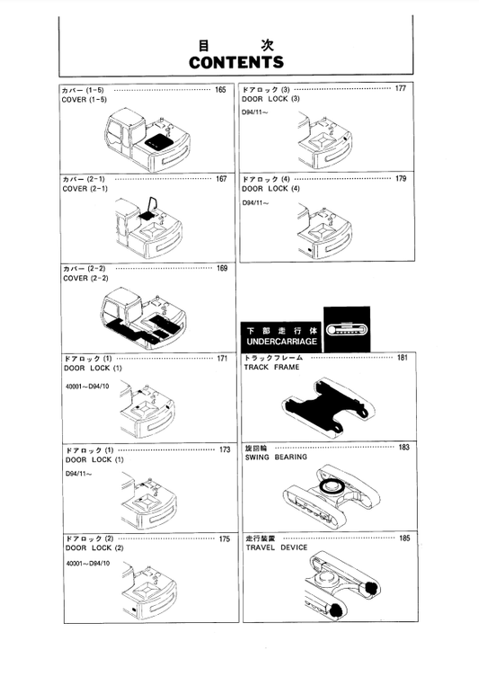 Manual de Partes Excavadora Hitachi EX120-3
