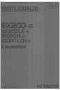 Manual de Partes Excavadora Hitachi EX200-5 - EX210-5