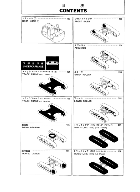 Manual de Partes Excavadora Hitachi EX60-3