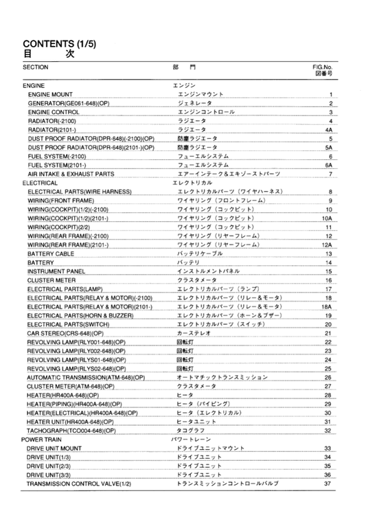 Manual de Partes Excavadora Hitachi LX110-7