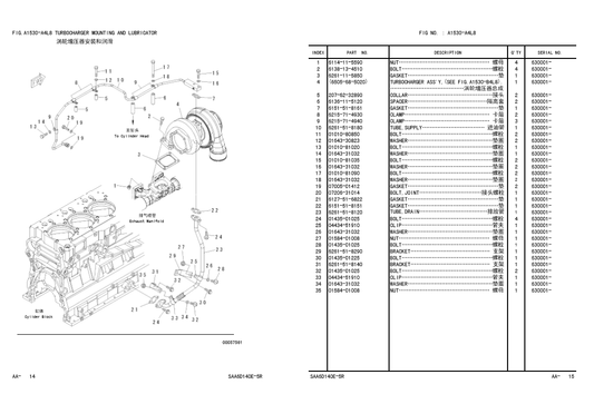 Manual de Partes Excavadora Komatsu PC650LC-8R