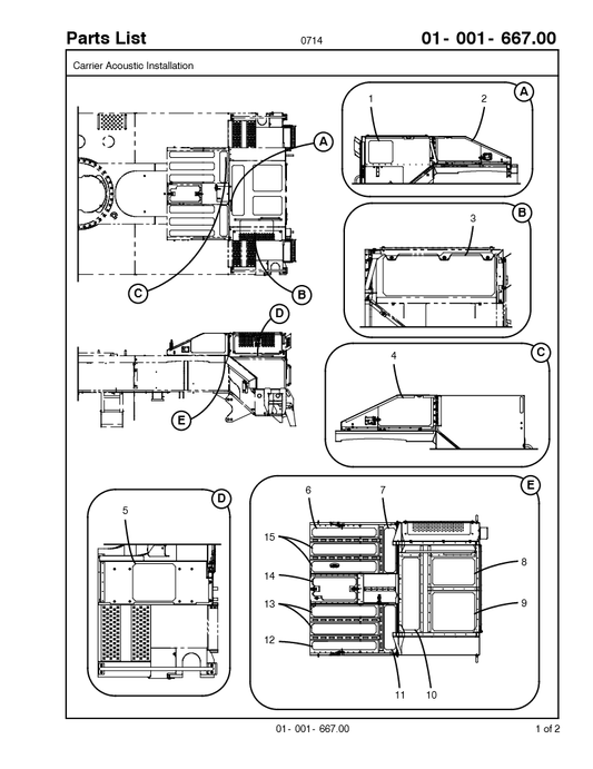 Manual de Partes Excavadora Link Belt RTC-8050XP II