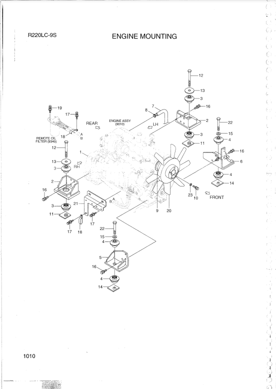 Manual de Partes Excavadora Hyundai Robex 220LC-9S