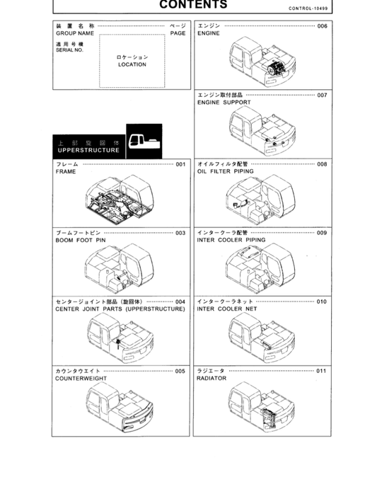 Manual de Partes Excavadora sobre Ruedas Hitachi ZX130W