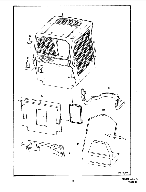 Manual de Partes Mini Cargador Bobcat S250