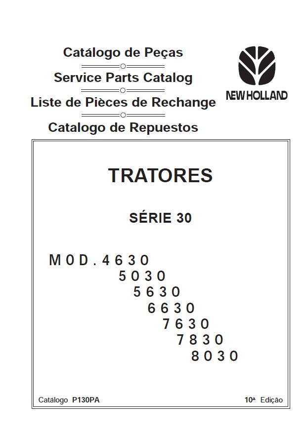 Manual de Partes New Holland 7630 Motor GENESIS