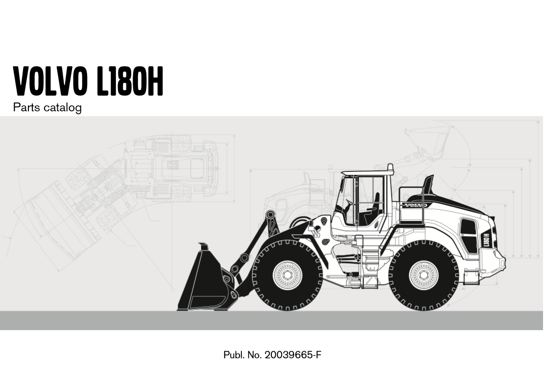 Manual de Partes Retrocargadora Volvo L180H