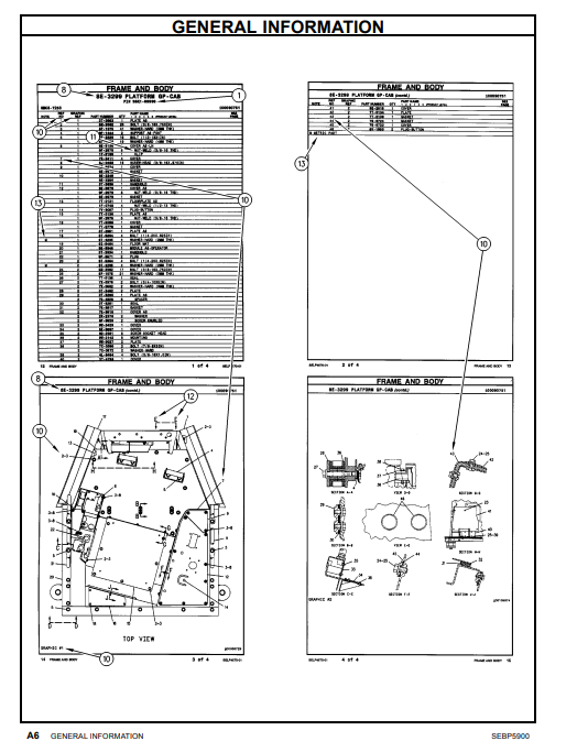 Manual de Partes Retroexcavadora Caterpillar 416E