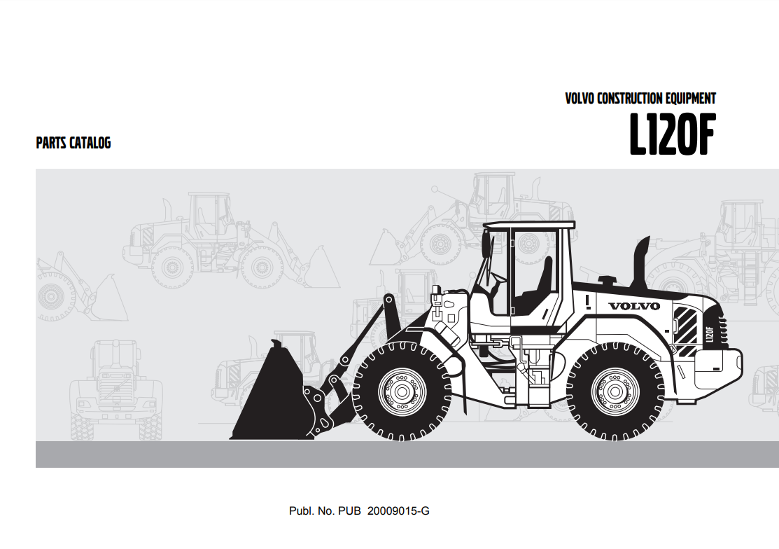Manual de Partes Cargador Volvo L120F