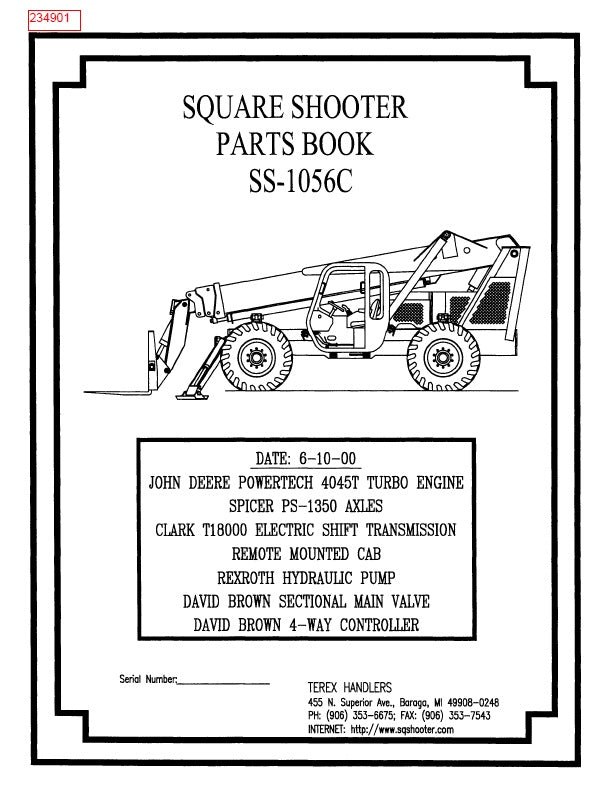 Manual de Partes Terex SS-1056C