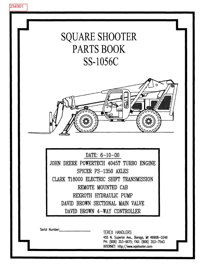 Manual de Partes Terex SS-1056C