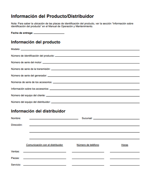 Manual de Partes Tractor sobre Ruedas Caterpillar 637G