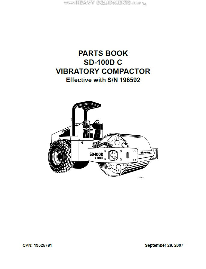 Manual de Partes Ingersoll Rand SD-100D C