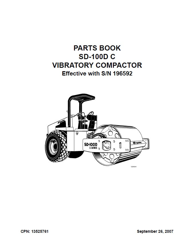 Manual de Partes Volvo SD-1000D C