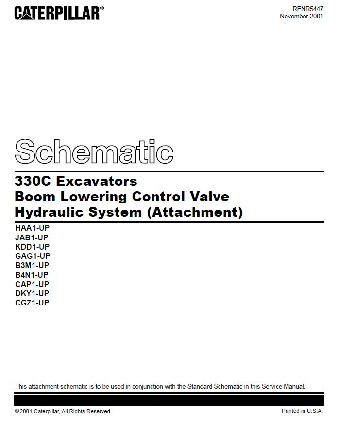 Manual de Plano Hidráulico 330C