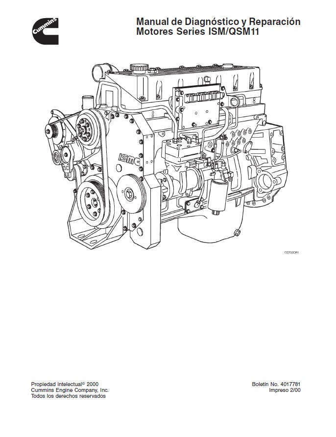 Manual de Servicio Motor Cummins ISM/ QSM11