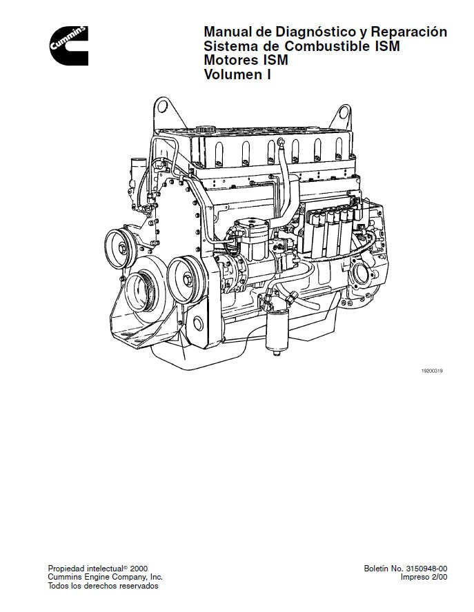 Manual de Servicio Motor Cummins ISM Volumen I