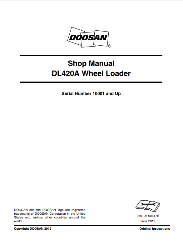 Manual de Servicios Cargador Doosan DL420A