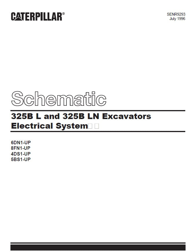 Manual de Diagrama Eléctrico Caterpillar 325BL 325BLN