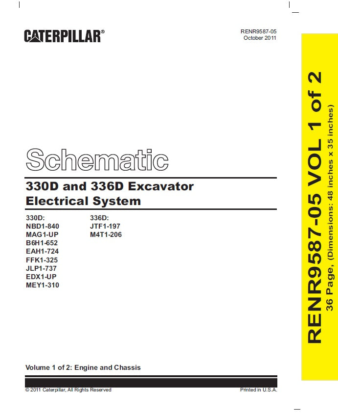 Manual de Servicios Caterpillar 330D - 336D
