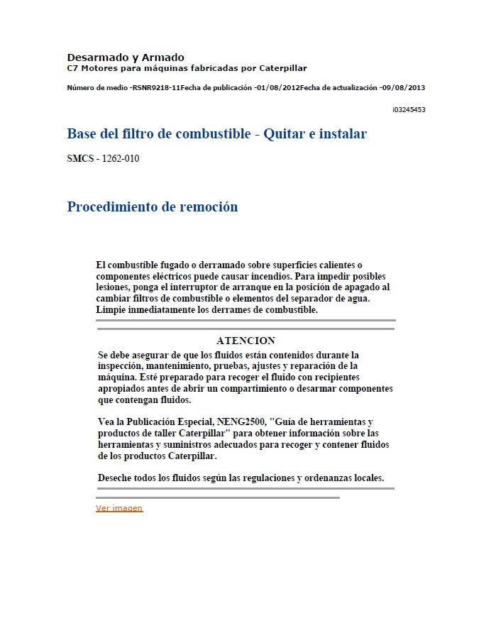 Manual de Diagrama Eléctrico caterpillar C7