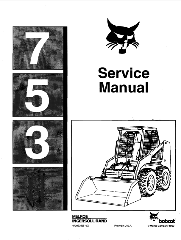 Manual de Servicios Mini Cargador Bobcat 753