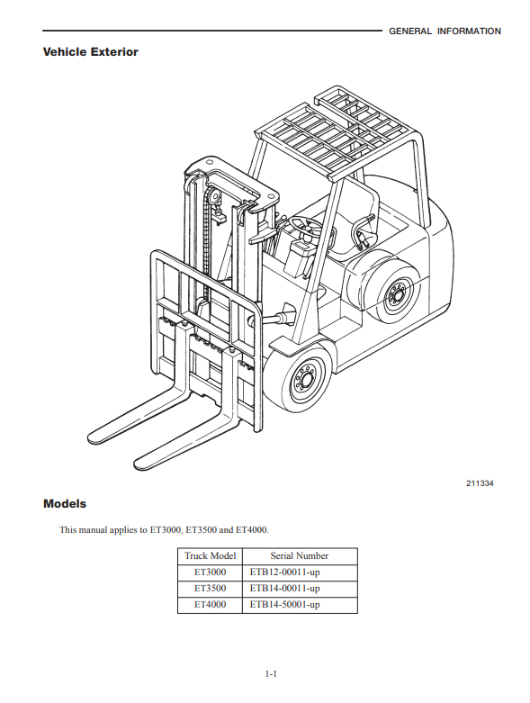 Manual de Servicios Montacarga Caterpillar ET3000