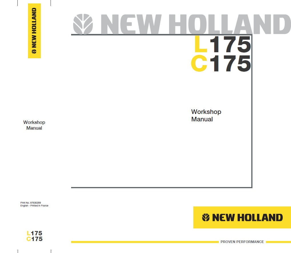Manual de Servicios New Holland L175, C175