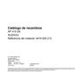 Catalogo de Recambios Eje Trasero ZF AP 410 DK XUZHOU - 4474.005.212