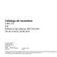 Catalogo de Recambios Servotransmisión ZF 4 WG 210 JCB - 4657.054.050
