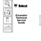 Guía de Servicio Técnico de Excavadoras Bobcat