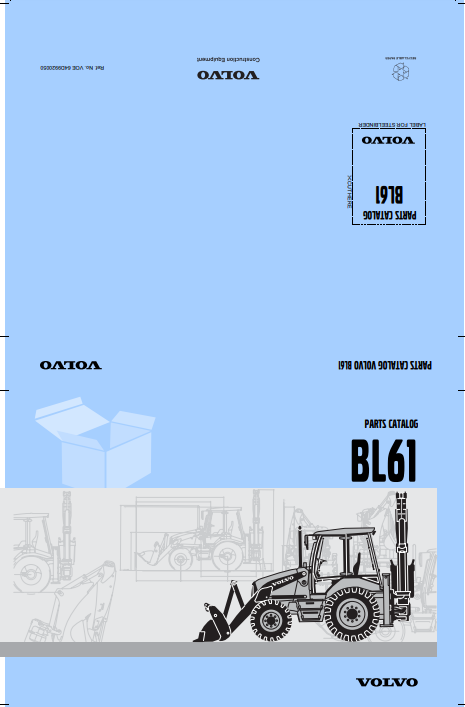 MANUAL DE PARTES RETROEXCAVADORA VOLVO BL61