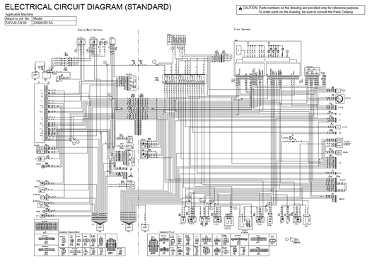 Manual Diagrama Eléctrico - Hidráulico Excavadora Hitachi ZX68USR-5A