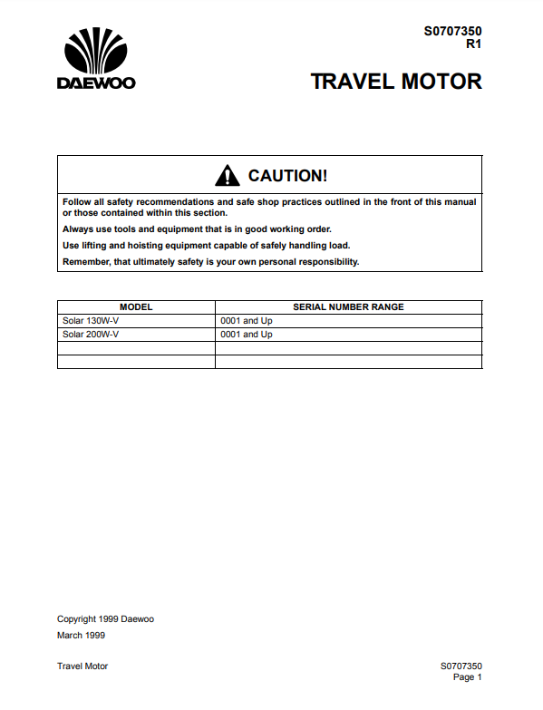 Manual Diagrama Eléctrico Excavadora Daewoo S220LC-3