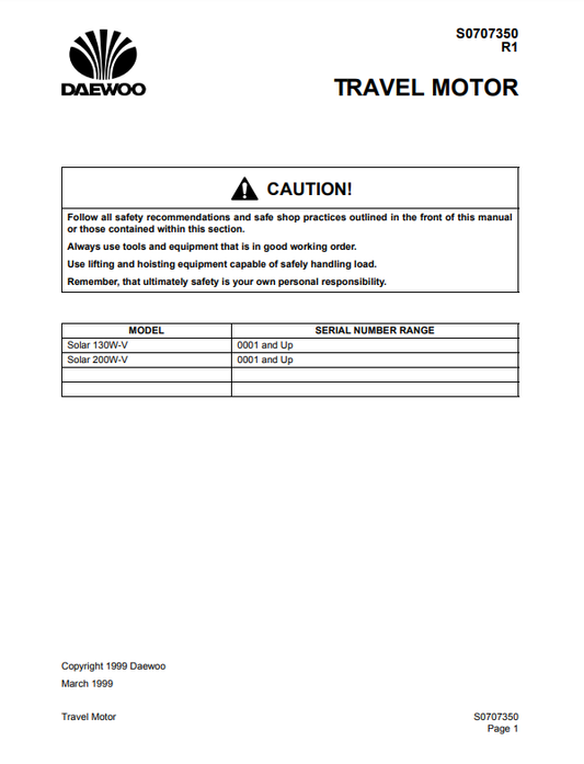 Manual Diagrama Eléctrico Excavadora Daewoo S220LC-3