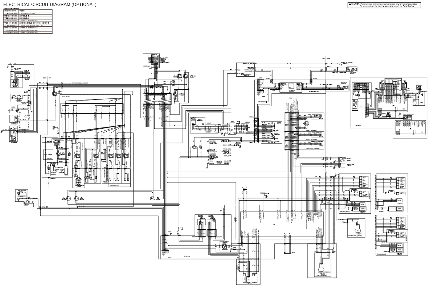 Manual Diagrama Eléctrico Excavadora Hidráulica Hitachi ZX130-6130LCN-6