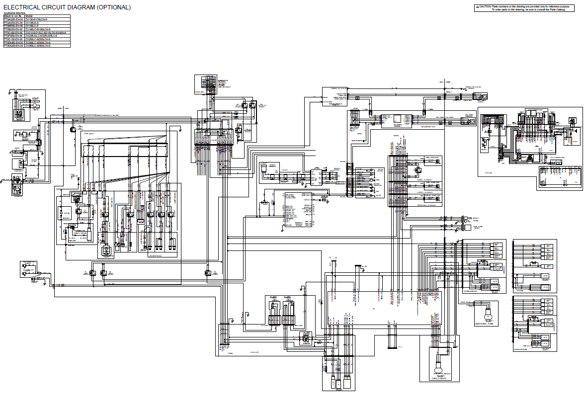 Manual Diagrama Eléctrico Excavadora Hitachi ZX130-6 a ZX350-6
