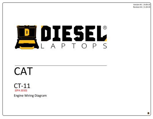 Manual Diagrama de Cableado Eléctrico Completo Motor Caterpillar CT11