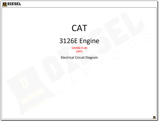 Manual Diagrama de Cableado Eléctrico Motor Caterpillar 3126E (DPF)