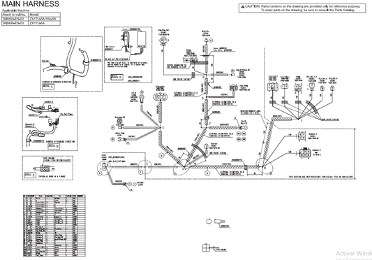 Manual Diagramas Circuitos Eléctricos Excavadora Hitachi ZX17U-5A y ZX19U-5A