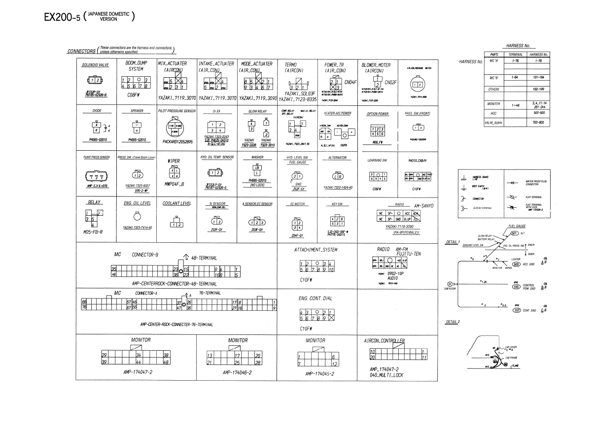 Manual Diagramas Eléctricos Excavadora Hitachi EX200-5