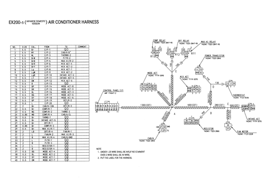 Manual Diagramas Eléctricos Excavadora Hitachi EX200-5